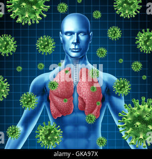 Blue isolato di cura della salute Foto Stock