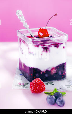 Il budino inezia dessert Foto Stock