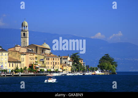 Salo sul lago di garda Foto Stock