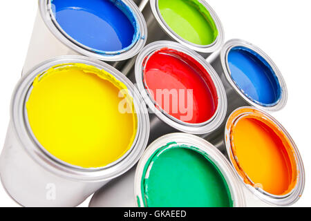 Pittura vernice lacca Foto Stock