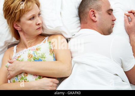 Donna Uomo gli esseri umani Foto Stock