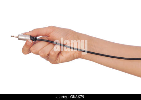 Mano umana del suono Foto Stock