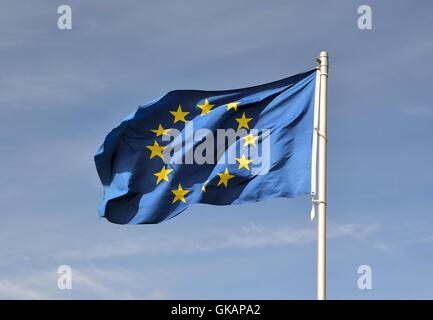 bandiera dell'Unione europea Foto Stock