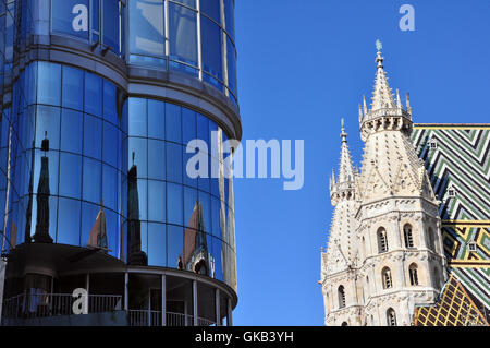 Città città di Vienna Foto Stock