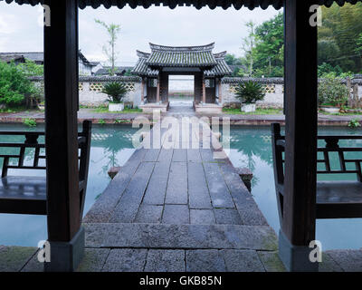 Città di roccia Yongjia County, Wenzhou City, nella provincia di Zhejiang, Lishui Street Foto Stock