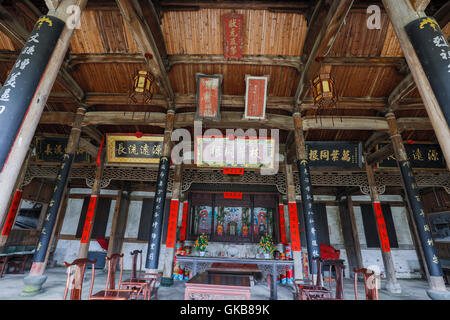 Città di roccia Yongjia County, Wenzhou City, nella provincia di Zhejiang, Lishui Street Foto Stock