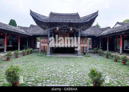 Città di roccia Yongjia County, Wenzhou City, nella provincia di Zhejiang, Lishui Street Foto Stock