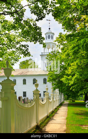 La prima chiesa congregazionale di Bennington, Bennington, Vermont, USA Foto Stock
