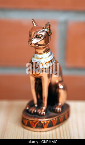 Dea egiziana Bastet cat Foto Stock