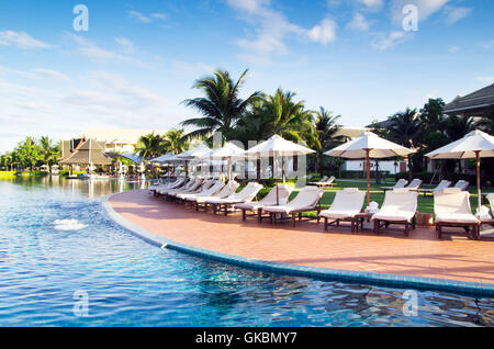 Blue House building Foto Stock