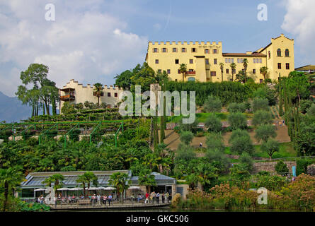 Sudtirol Merano - Castel Trauttmansdorff Foto Stock