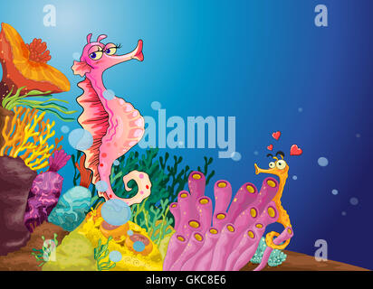 Storia la vita esiste Foto Stock