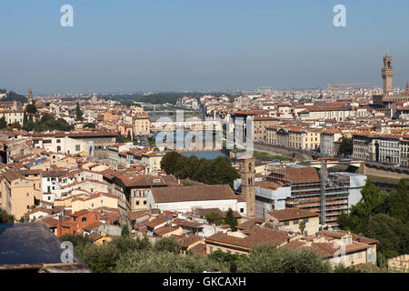 Ponte di firenze toscana Foto Stock