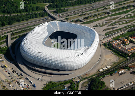 Stadio Allianz Arena di Monaco di Baviera Foto Stock