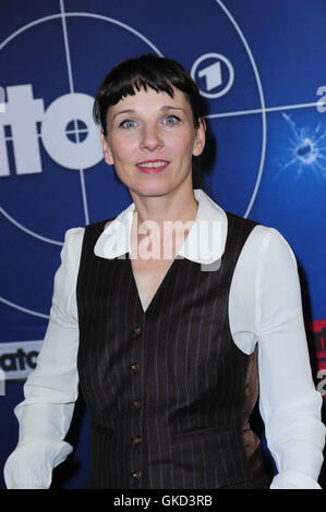 Celebrità alla premiere di " Tatort: Wir - Ihr - Sie' a Filmkunst 66. Dotato di: Meret Becker Dove: Berlino, Germania Quando: 18 Maggio 2016 Foto Stock