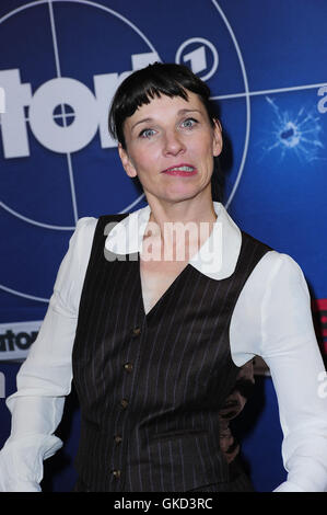 Celebrità alla premiere di " Tatort: Wir - Ihr - Sie' a Filmkunst 66. Dotato di: Meret Becker Dove: Berlino, Germania Quando: 18 Maggio 2016 Foto Stock