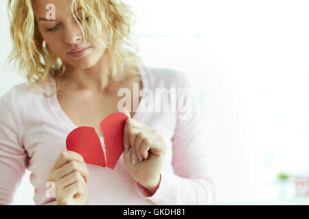 Donna Uomo gli esseri umani Foto Stock