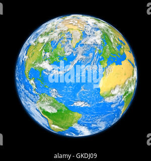 Mondo pianeta terra Foto Stock