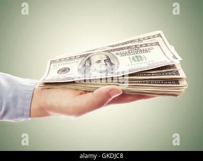 I prestiti bancari istituzione pay Foto Stock