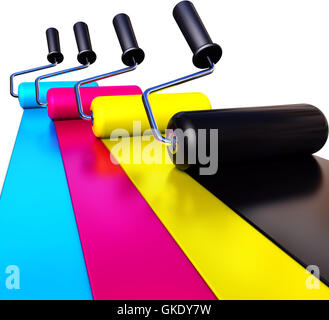 CMYK Foto Stock