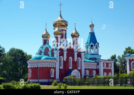 Tempio di Elia Profeta dzemgi, komsomolsk-su-amur Foto Stock