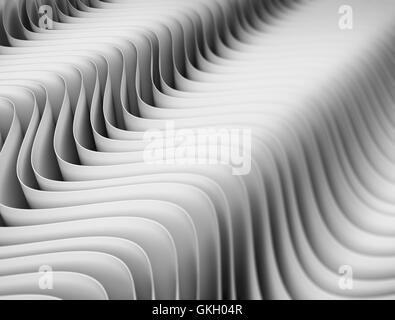 Abstract modello di onda di sovrapposizione della carta Foto Stock