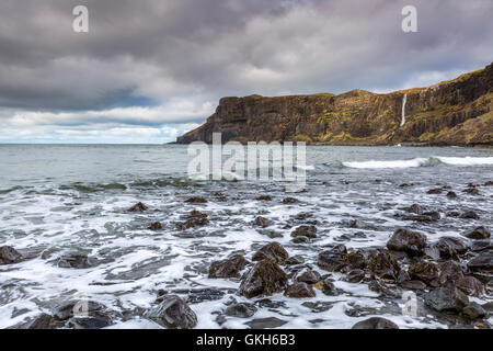 Talisker Bay, Isola di Skye, Ebridi Interne, Scotland, Regno Unito, Europa Foto Stock