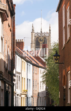 Prince Street, Città vecchia, Kingston upon Hull, Yorkshire, Inghilterra, Regno Unito Foto Stock