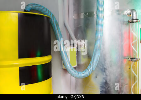 Grande camera gialla Foto Stock