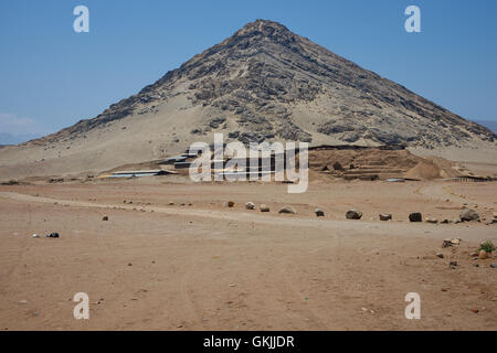 Tempio della Luna (Huaca de la Luna). Foto Stock