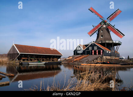 Mulino di ratto in IJlst Foto Stock