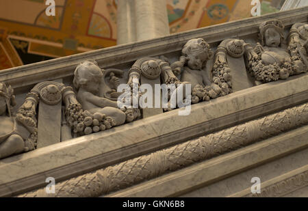 All'interno della Biblioteca del Congresso su Capitol Hill, Washington DC, Stati Uniti Foto Stock