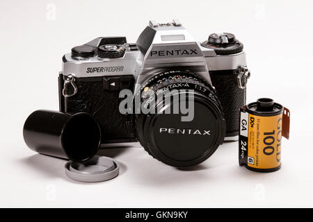 Pentax programma Super 35mm fotocamera a pellicola Foto Stock