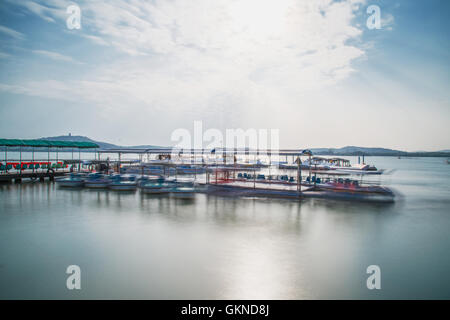 Wuxi paesaggio lacustre,provincia dello Jiangsu, Cina Foto Stock