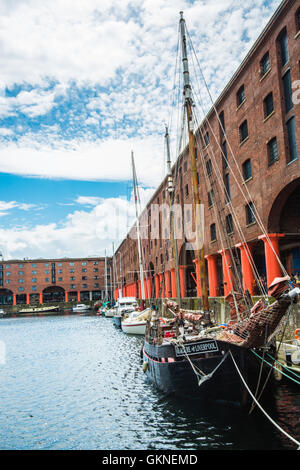 Albert Dock Liverpool England Regno Unito Tall Ships Ray Boswell Foto Stock