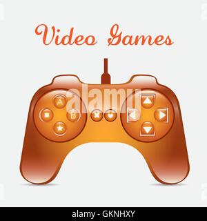 Silhouette di videogiochi Illustrazione Vettoriale