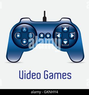 Silhouette di videogiochi Illustrazione Vettoriale