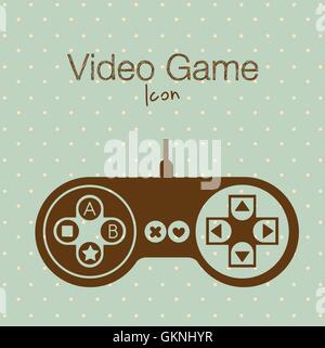 Silhouette di videogiochi Illustrazione Vettoriale