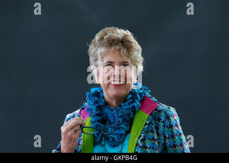 Edinburgh, Regno Unito. Il 22 agosto 2016. Edinburgh International Book Festival il giorno 9. Edinburgh International Book Festival si svolge a Charlotte Square Gardens. Edimburgo. Nella foto Prue Leith. Pak@ Mera/Alamy Live News Foto Stock