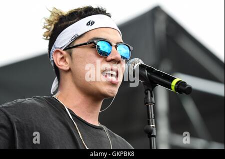 William Lo Strinare sul palco per 2016 Billboard Hot 100 Festival - SUN, Nikon di Jones Beach Theatre, Wantagh, NY Agosto 21, 2016. Foto di: Steven Ferdman/Everett Collection Foto Stock