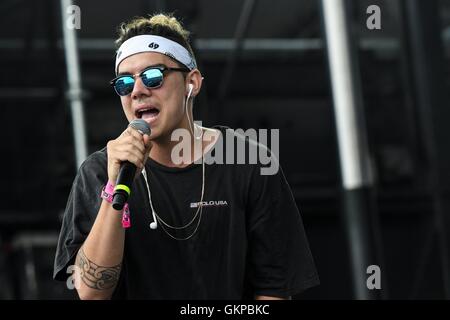 William Lo Strinare sul palco per 2016 Billboard Hot 100 Festival - SUN, Nikon di Jones Beach Theatre, Wantagh, NY Agosto 21, 2016. Foto di: Steven Ferdman/Everett Collection Foto Stock