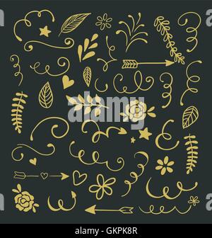 Pack di ornamento Illustrazione Vettoriale