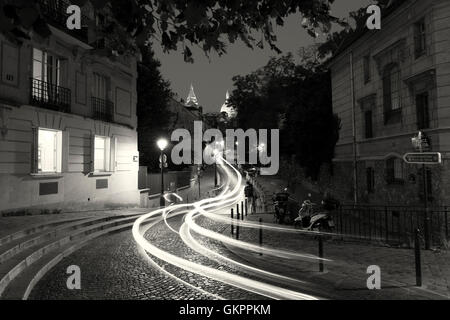 Posizionare Dalida, Montmartre, Parigi, Ile-de-France, Francia Foto Stock