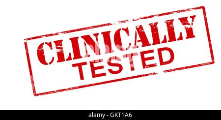 Clinicamente testato Illustrazione Vettoriale