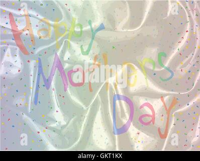 Felice Festa della Mamma Card Illustrazione Vettoriale