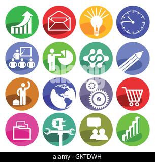 Infografico icona Illustrazione Vettoriale