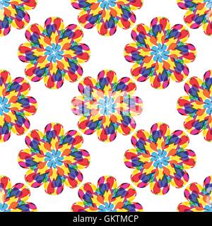 Multicolor seamless pattern sfondo astratto Illustrazione Vettoriale