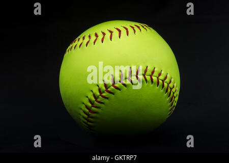 American Softball dettaglio della sfera Foto Stock