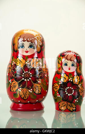 Due bambole russe Foto Stock