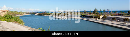 Lago artificiale a Palma de Mallorca, Spagna Foto Stock